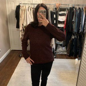 Burgundy sweater